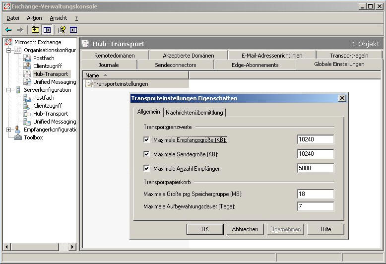 TransportConfig