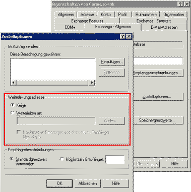 Weiterleitung E2003