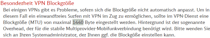 Manuell fritzbox mtu einstellen Anleitung: VPN