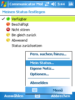 Status ändern